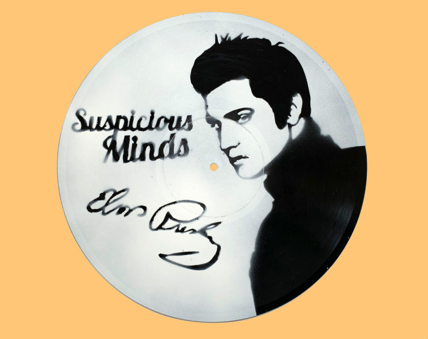 Elisa Auer, 8B - Stencil auf LP Elisa Auer, 8B - Stencil auf LP