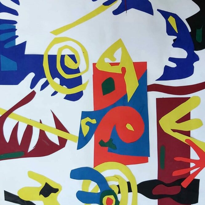 Lena Obernosterer, 6S - Cut outs nach Matisse Lena Obernosterer, 6S - Cut outs nach Matisse
