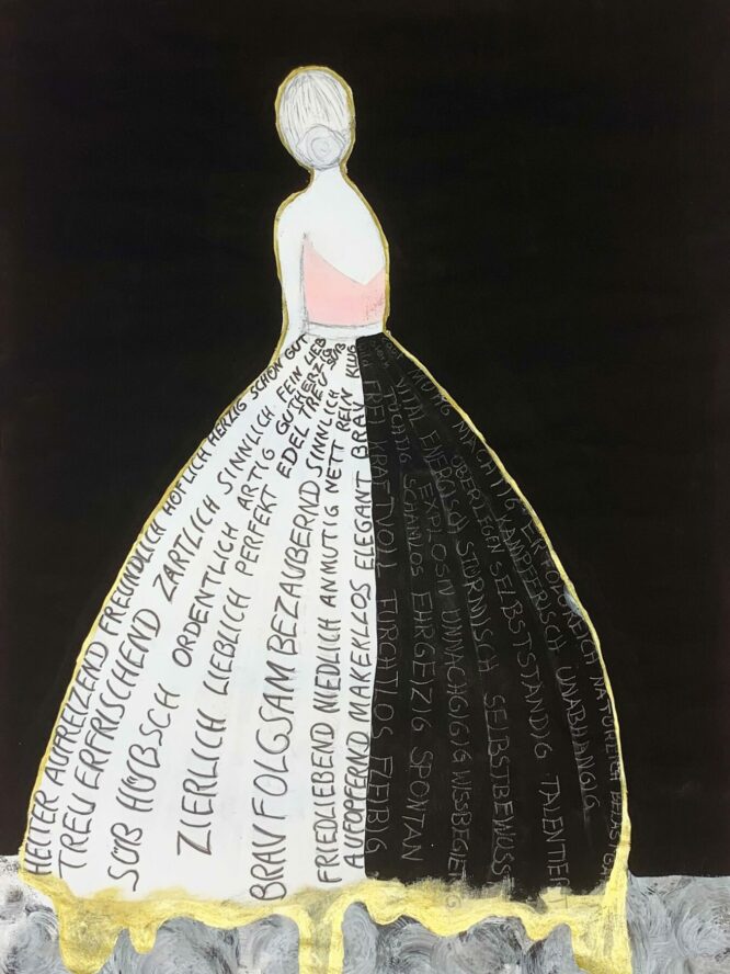 Livia Recnik, 8B - Arcyl auf Papier, DIN A2 Livia Recnik, 8B - Arcyl auf Papier, DIN A2