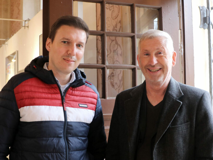 Mag. Erich Huber und Direktor Mag. Andreas Biedermann Mag. Erich Huber und Direktor Mag. Andreas Biedermann