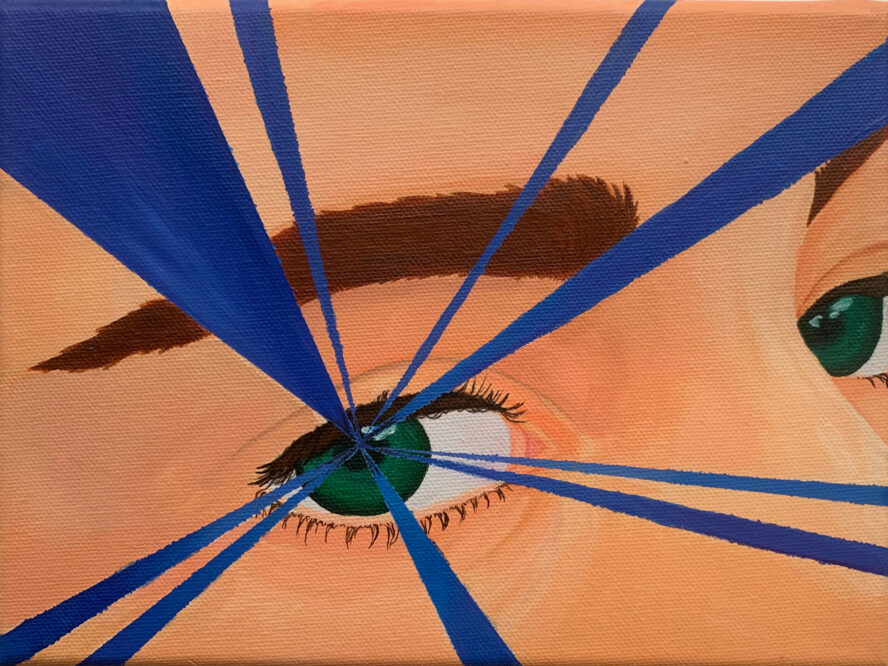 Samantha Raunegger, 7C - Acryl auf Leinwand, 18 x 24 cm