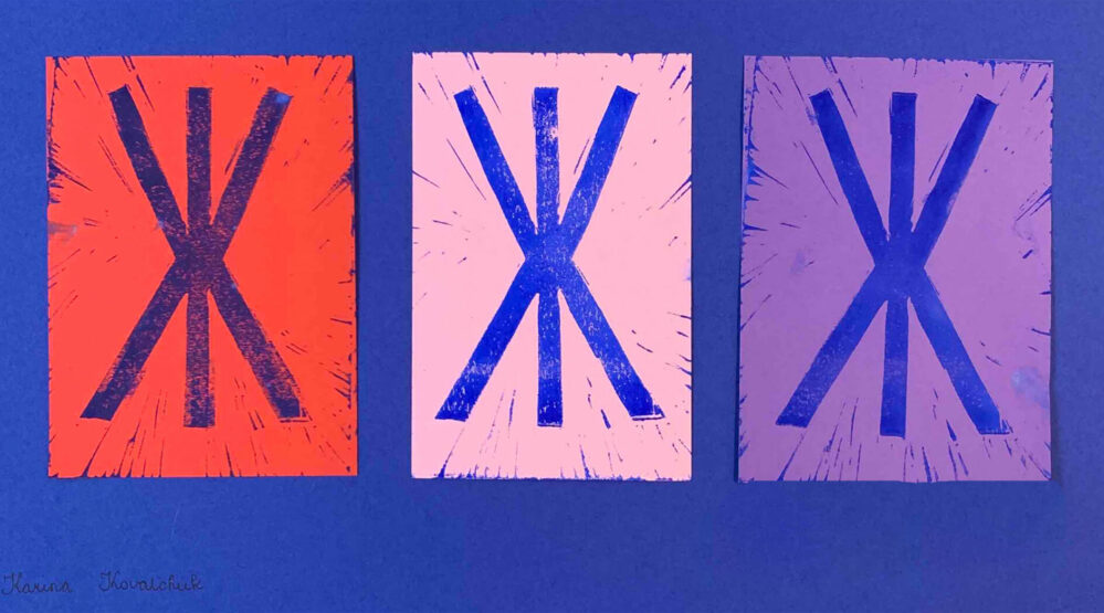 Irina Kovalchuk, Logo Initialen Irina Kovalchuk, Logo Initialen