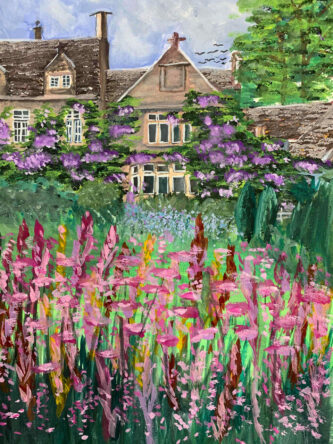 Jana Granig, 5A - Britischer Garten, Aquarell, DIN A4 Jana Granig, 5A - Britischer Garten, Aquarell, DIN A4
