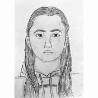 Elina Eggeler,7B -Selbstporträt, DIN A4 Elina Eggeler,7B -Selbstporträt, DIN A4