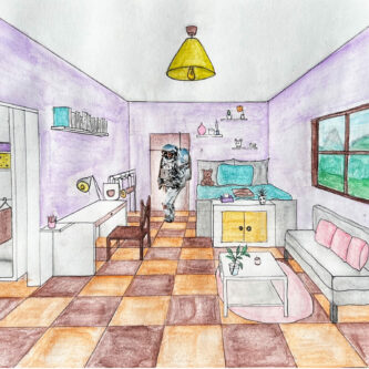 Emma Trattler, 6Bn - Aquarellstift, DIN A4 Emma Trattler, 6Bn - Aquarellstift, DIN A4