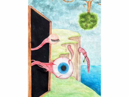 Amy Kness, 8C-Aquarellstift, DIN A3_Surrealismus Amy Kness, 8C-Aquarellstift, DIN A3_Surrealismus