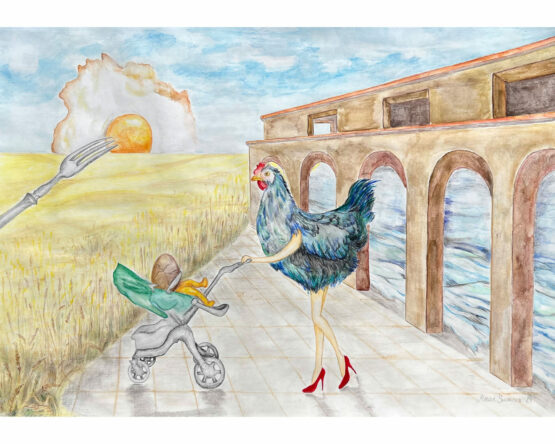 _Susanne Maier, 8C, Aquarellstift DIN A3_Surrealismus _Susanne Maier, 8C, Aquarellstift DIN A3_Surrealismus