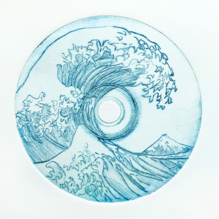 Elisa Auer, 8B - Radierung auf CD Elisa Auer, 8B - Radierung auf CD