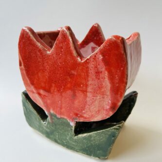 Julia Klammer, 5ck - Keramikvase, Höhe 18 cm Julia Klammer, 5ck - Keramikvase, Höhe 18 cm